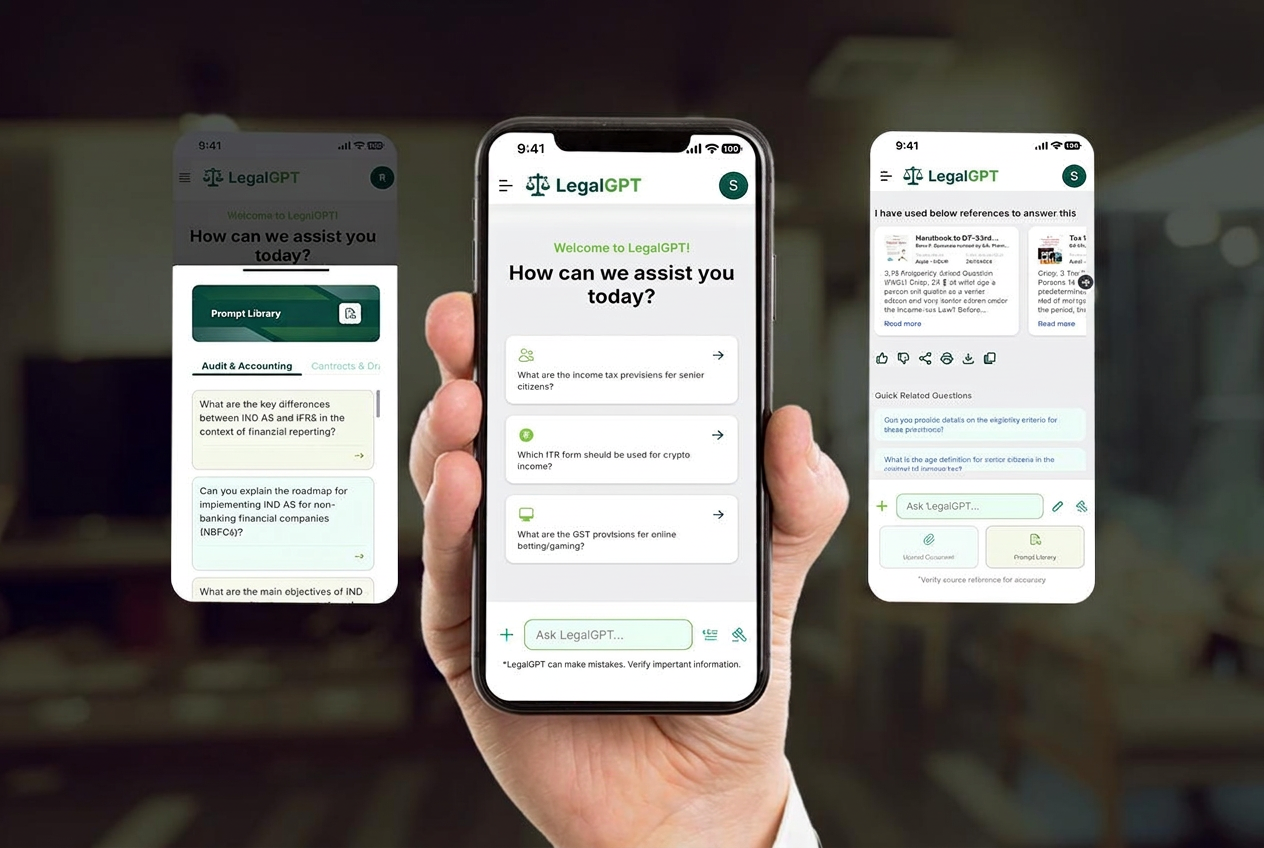LegalGPT mobile legal research experience